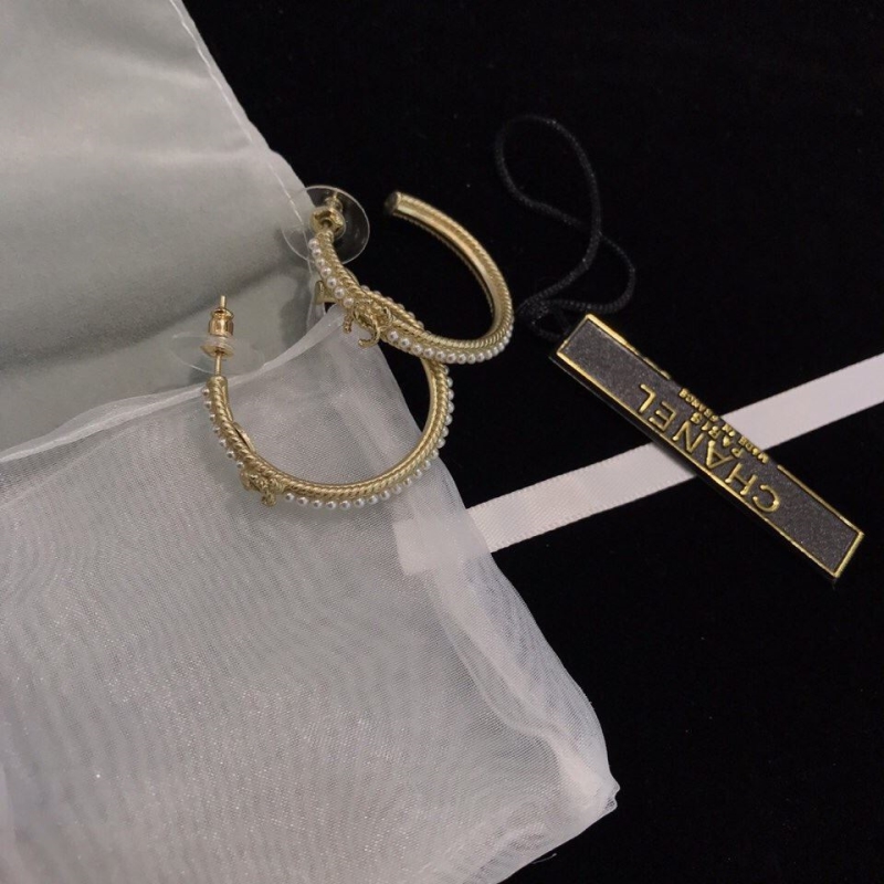 Ch*el earrings